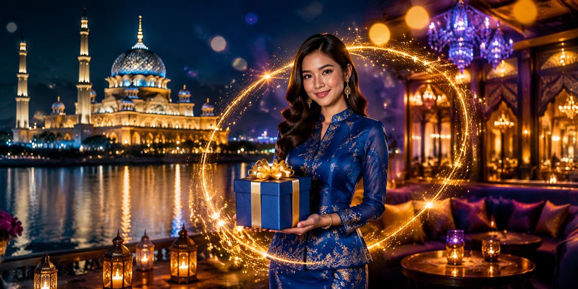 Pengguna Putrajaya menggunakan platform pertaruhan dengan baju kurung